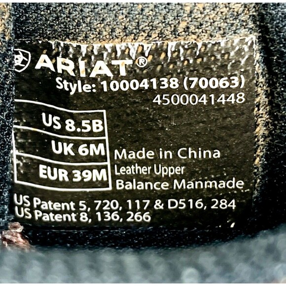 Ariat Boots ATS Terrain Endurance Hiking Brown Leather 8.5 Womens Work Gorpcore - Picture 2 of 16